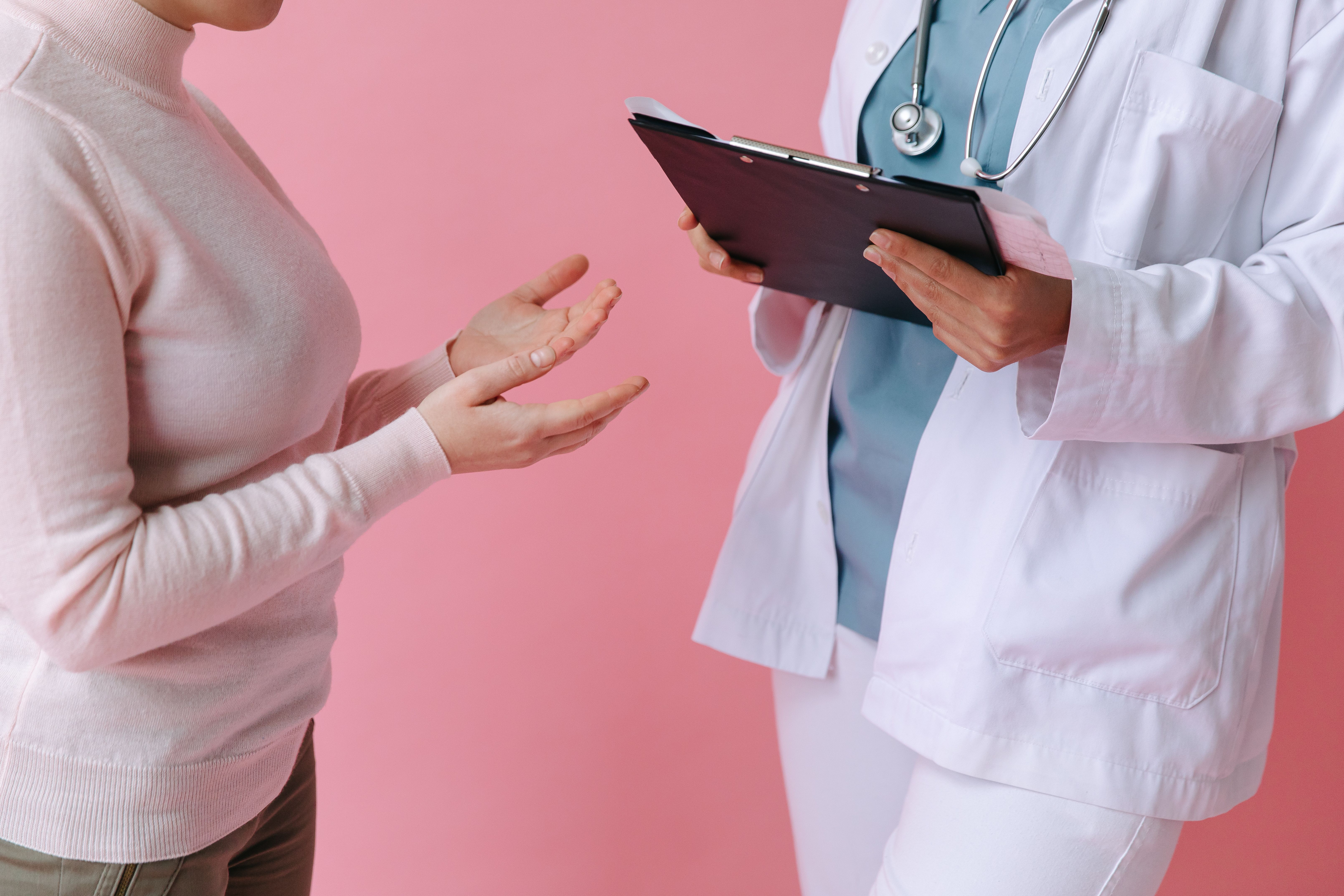 Doctor consulting with a patient