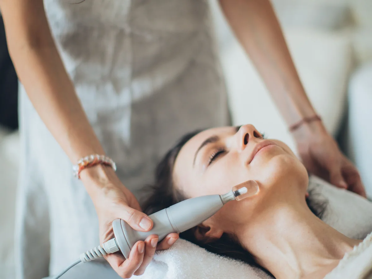 Healthcare professional preparing a PRP treatment